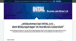 Desktop Screenshot of intal.de