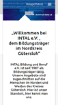 Mobile Screenshot of intal.de