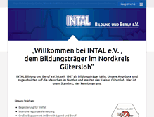 Tablet Screenshot of intal.de